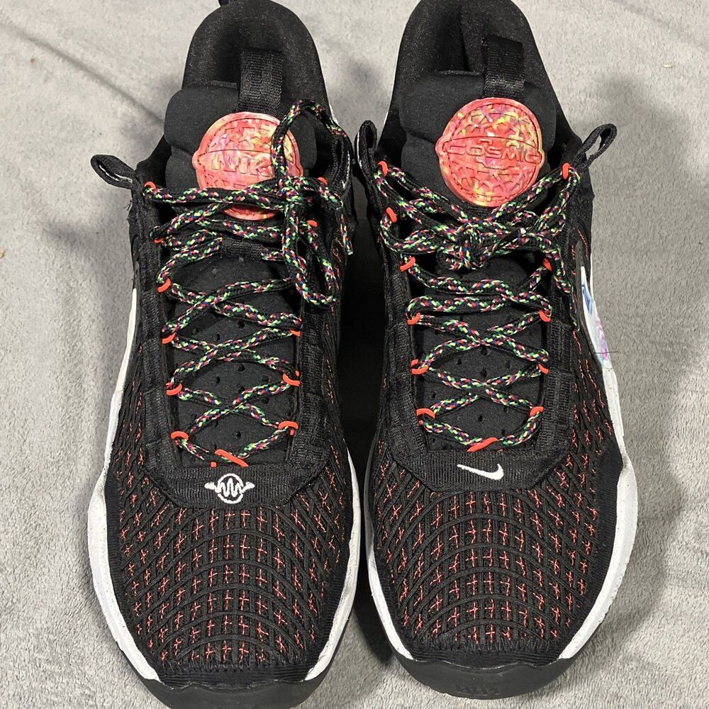 Nike Cosmic Unity Men’s Low-Top Basketball Sneakers Black/White/Multicolor